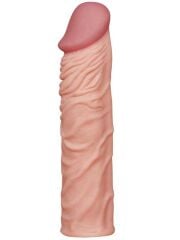 Lovetoy X-Tender Gerçekçi Dokulu Penis Kılıfı – 5 cm Uzatmalı