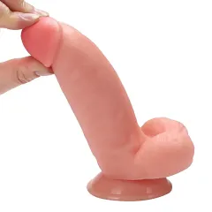 Danny Maksimum 18 cm Gerçekçi Bold Dildo – Vantuzlu & Bold | 724Haz