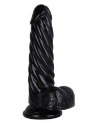 Noctis 21 cm Siyah Realistik Dildo | Gerçekçi Vantuzlu Penis Modeli