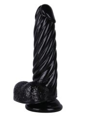 Noctis 21 cm Siyah Realistik Dildo | Gerçekçi Vantuzlu Penis Modeli