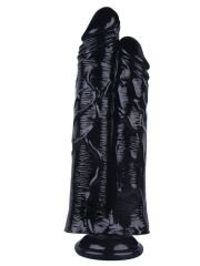 Noctis 26,5cm Siyah Çiftli Dildo No:111