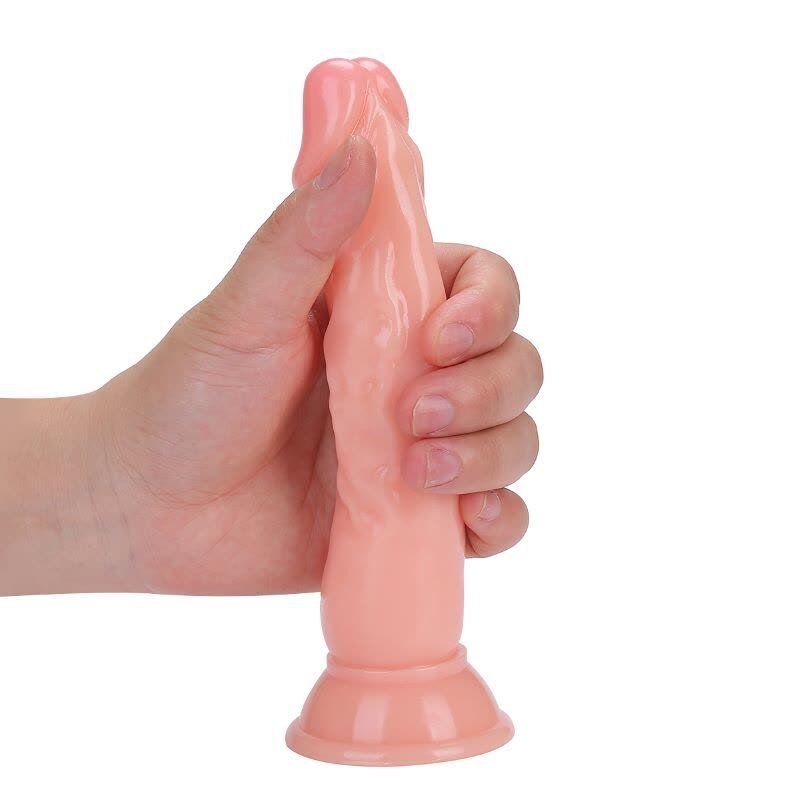 18 cm Belden Bağlamalı Vantuzlu Realistik Penis | 724Haz