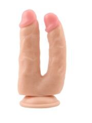 Bromeo Çiftli Kıkırdaklı Gerçekçi Dildo | İkili Sert Yapılı Vantuzlu Penis Modeli
