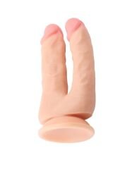 Bromeo Çiftli Kıkırdaklı Gerçekçi Dildo | İkili Sert Yapılı Vantuzlu Penis Modeli