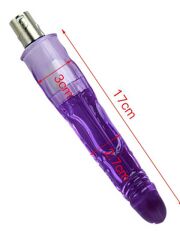 724Haz Seks Makinesi Aksesuarı P08 Jel Dildo - Esnek ve Yumuşak Makine Uyumlu Realistik Tasarım