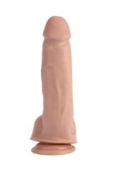 Sensualism 21 cm Kıkırdaklı Gerçekçi Dildo | Sert Vantuzlu Realistik Penis