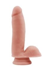 Sex Lure 17.5 cm Kıkırdaklı Gerçekçi Dildo | Kompakt Vantuzlu Sert Penis