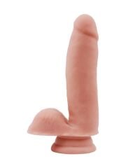 Sex Lure 17.5 cm Kıkırdaklı Gerçekçi Dildo | Kompakt Vantuzlu Sert Penis