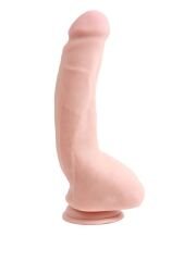 Carnal Pleasure 23.5 cm Kıkırdaklı Gerçekçi Dildo | Dev Boy Sert Vantuzlu Penis
