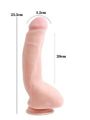 Carnal Pleasure 23.5 cm Kıkırdaklı Gerçekçi Dildo | Dev Boy Sert Vantuzlu Penis