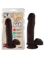 Philander Melez 18 cm Kıkırdaklı Gerçekçi Dildo - Bükülebilir ve Etkileyici Doğal Tasarım