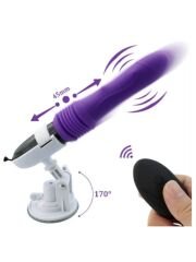 Telescopic Uzaktan Kumandalı Seks Makinesi | Şarjlı, Sessiz ve Suya Dayanıklı Vibratör