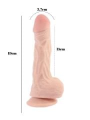 Rammer 19 cm Kıkırdaklı Ultra Gerçekçi Dildo - Doğal Et Dokulu, Bükülebilir Tasarım