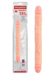 Ballsy Super Cock Ladybro Love Çift Taraflı Realistik Dildo - Et Dokulu ve Gerçekçi Tasarım