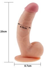 Realistik Gerçekçi Dildo | Damarlı, Ten Rengi ve Esnek Silikon Seks Oyuncağı