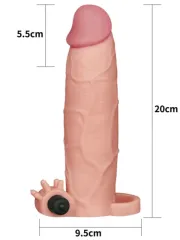 Titreşimli Penis Kılıfı | Esnek Yapı, Geciktirici Etki ve Çift Taraflı Haz Oyuncağı