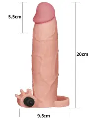 Titreşimli Penis Kılıfı | Esnek Yapı, Geciktirici Etki ve Çift Taraflı Haz Oyuncağı