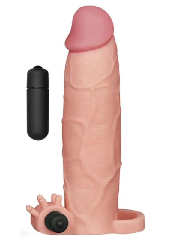 Titreşimli Penis Kılıfı | Esnek Yapı, Geciktirici Etki ve Çift Taraflı Haz Oyuncağı