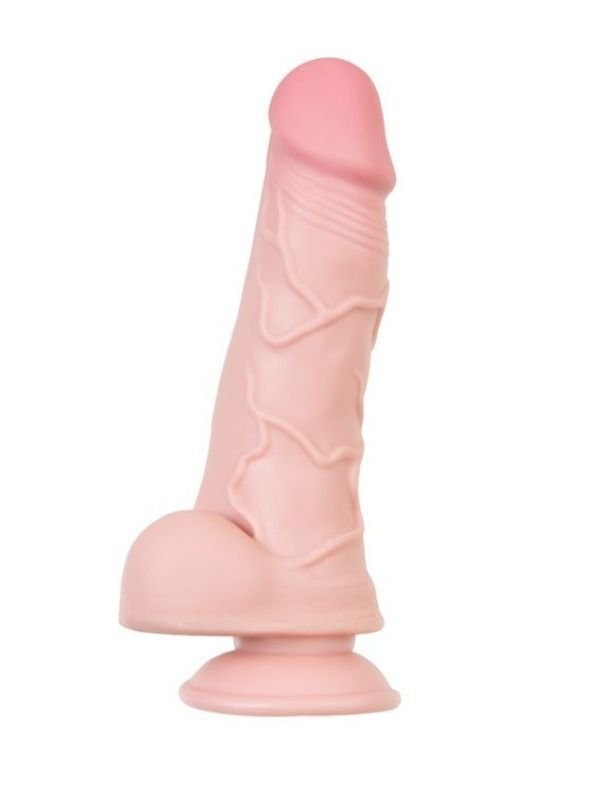 My Babe Kıkırdaklı Deri Katmanlı 20.5 cm Dildo | Gerçekçi ve Sert Yapılı Penis