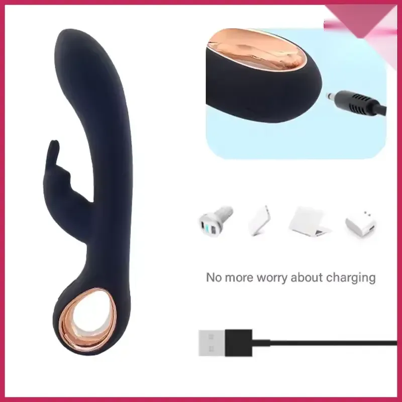 Black Bunny Isıtmalı Ultra Lux Tavşan Vibratör – 10 Mod Siyah Silikon | 724Haz