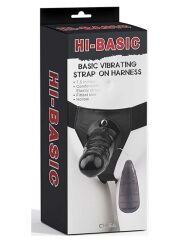 Hi Basic Penis Extender İçi Boş Titreşimli Belden Bağlamalı - Siyah