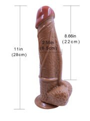 Noctis 28cm Kahverengi Realistik Dildo No:151