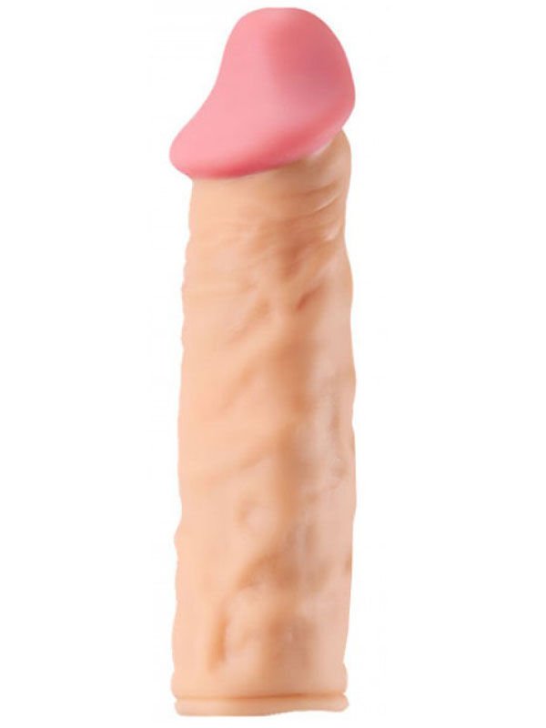 Penextender Big Head 50mm Dolgulu Realistik Penis Kılıfı | Kalınlaştırıcı Uzatıcı Cinsel Aksesuar