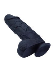Noctis 26 cm Siyah Realistik Dildo | Vantuzlu Gerçekçi Penis Modeli