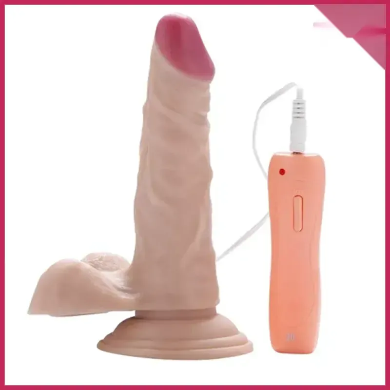 Life Like 18 cm 360° Oynar Başlı Titreşimli Vibratör – Döner & Vantuzlu | 724Haz