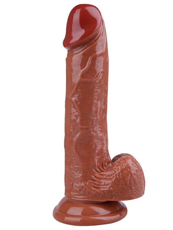 Noctis 20 cm Kahverengi Realistik Dildo | Vantuzlu Gerçekçi Penis