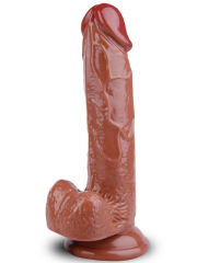 Noctis 20 cm Kahverengi Realistik Dildo | Vantuzlu Gerçekçi Penis