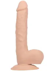 23 cm Damarlı Dildo | Gerçekçi, Ten Rengi, Esnek Silikon ve Uzun Boy Seks Oyuncağı