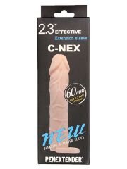 Penextender Açık Ten Renginde Penis Kılıfı 17.5 cm