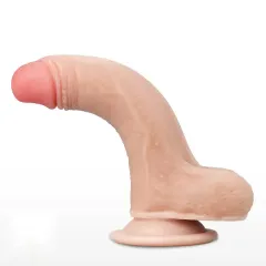 LoveToy Sliding 17.5 Cm. Çift Katmanlı Dildo