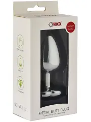 Kalpli Çelik Anal Plug Large | Taşlı, Büyük Boy Metal ve Estetik Seks Oyuncağı