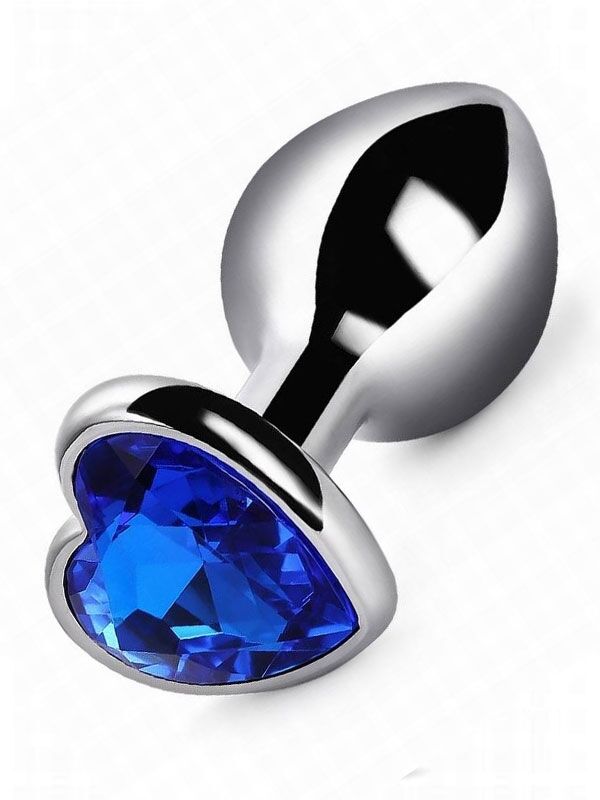 Kalpli Çelik Anal Plug Large | Taşlı, Büyük Boy Metal ve Estetik Seks Oyuncağı