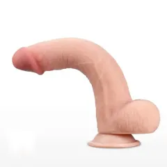 LoveToy Sliding 20 Cm. Çift Katmanlı Dildo