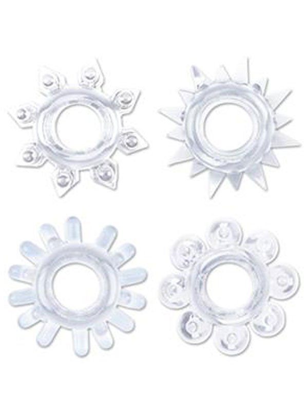 Get Lock Tırtıklı Penis Halka Seti – Performans ve Konfor Artırıcı