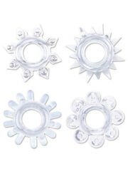 Get Lock Tırtıklı Penis Halka Seti – Performans ve Konfor Artırıcı