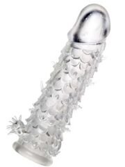 Eager Klitoris Uyarıcılı Tırtıklı Penis Kılıfı