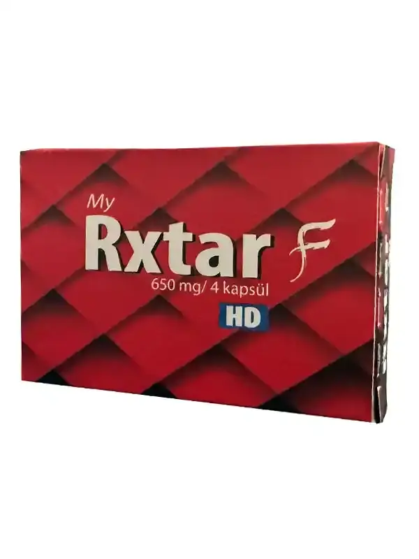 4’lü Myrxtar Fort Kapsül | Erkeklere Özel Performans ve Enerji Destekli Takviye Ürünü