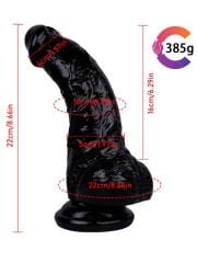 Noctis 22cm Siyah Realistik Dildo No:174