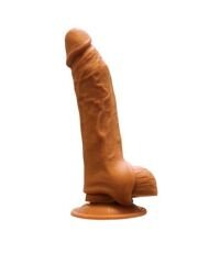 Penextender Testis Geçişli Realistik Penis Kılıfı | 15 cm Uzatma & Testis Halkası | 724Haz
