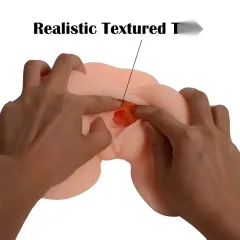 Grace 2 İşlevli Titreşimli Gerçekçi Kalça Mastürbatör