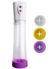 Otomatik Şarjlı Penis Pompası - 3 Başlıklı ve USB Şarjlı