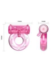 Censan Titreşimli Penis Halkası Pink Lovers