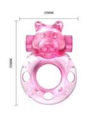Sweet Bear Titreşimli Penis Halkası - Kolay Kullanım & Sürekli Titreşim