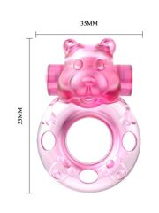 Sweet Bear Titreşimli Penis Halkası - Kolay Kullanım & Sürekli Titreşim