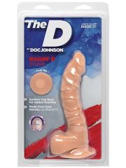19 cm Gerçekçi Dildo | Damarlı, Ten Rengi, Esnek Silikon Orta Boy Oyuncak