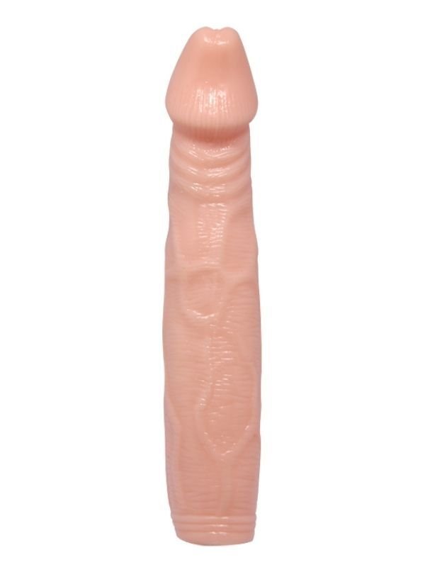 6 cm Dolgulu Titreşimli Silikon Penis Kılıfı